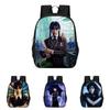 The Adams Family Wednesday Backpack Oxford Cloth Large Capacity Travel Bag For Kids