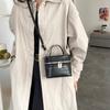 New texture box bag large capacity fashion niche design shoulder bag going out casual versatile new commuter bag