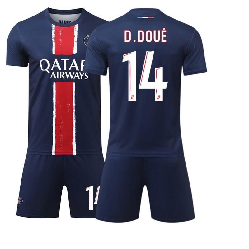 2425 Paris Home Jersey Set No. 7 Mbappe 10 Dembele 30  Football Uniform Ligue 1 Sportswear #18