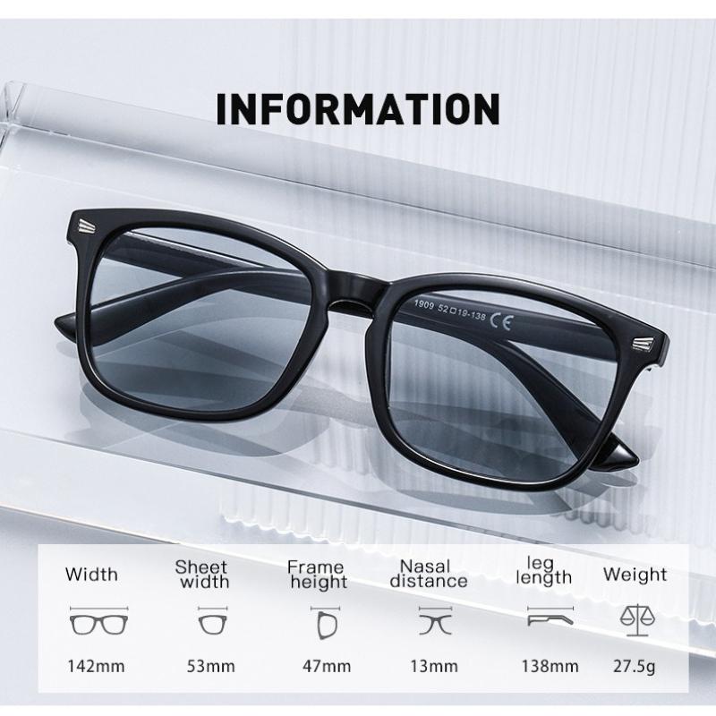New Large-Frame Reading Sunglasses Unisex High-Definition Comfort Presbyopia Eyewear with Plus Diopters 0 To +4.0