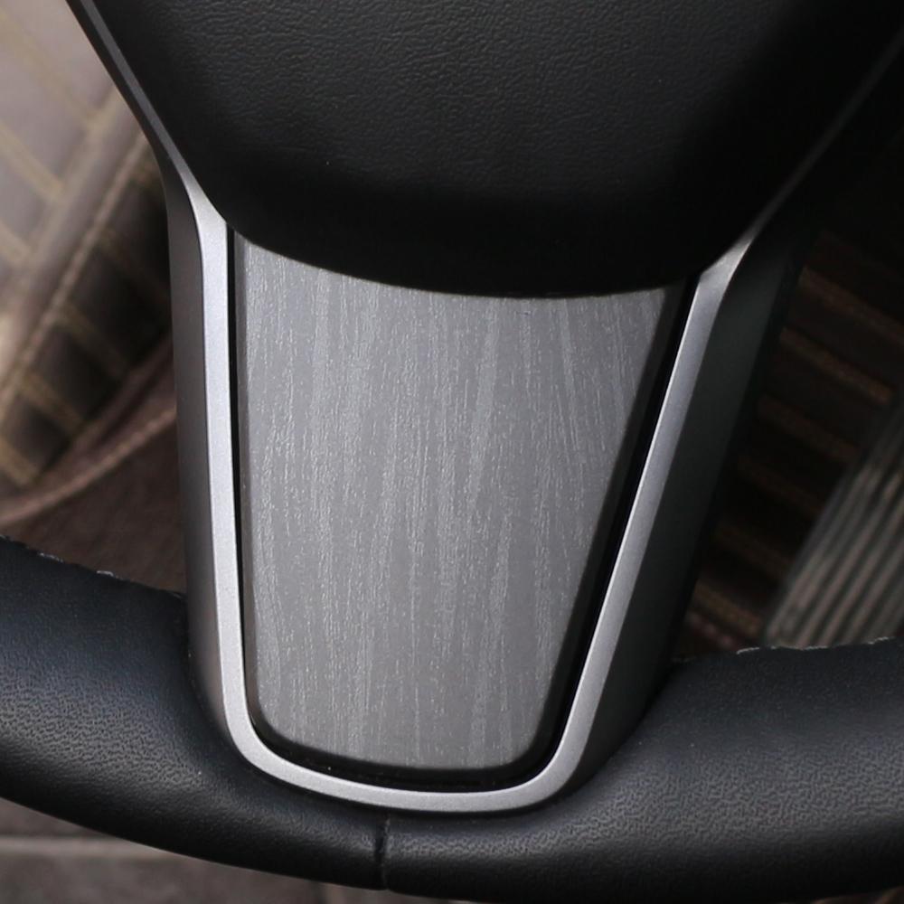 For Tesla Model 3 Model3 2016 - 2025 Model Y 2019 - 2025 Steering Wheel Panel Cover Trim Decorative Sticker Interior Accessories
