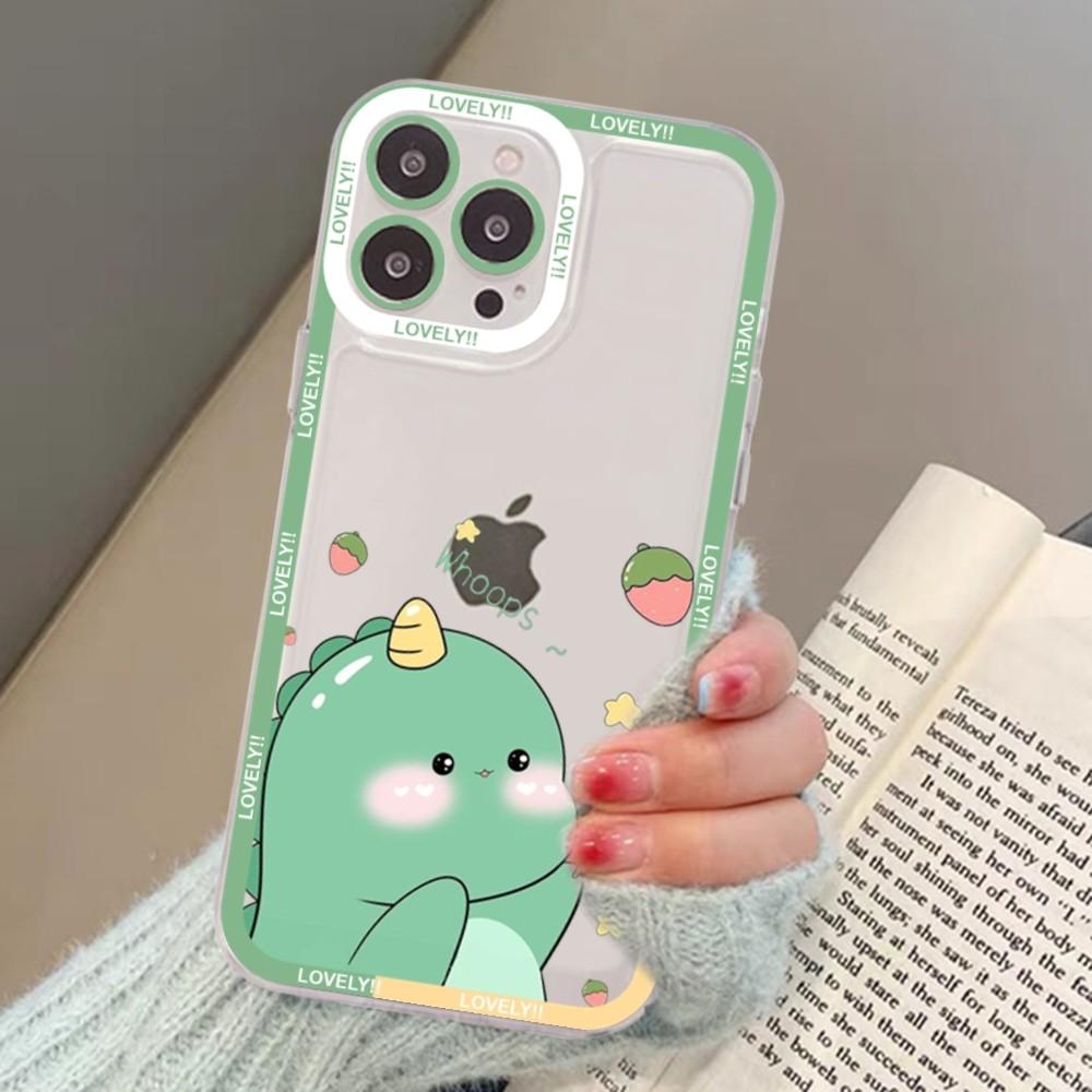 Lovely Little Dinosaur Phone Case For Redmi 7 8 9 A For Redmi Note 5 7 8 9 10 11 Pro Max 4G 5G Funfas