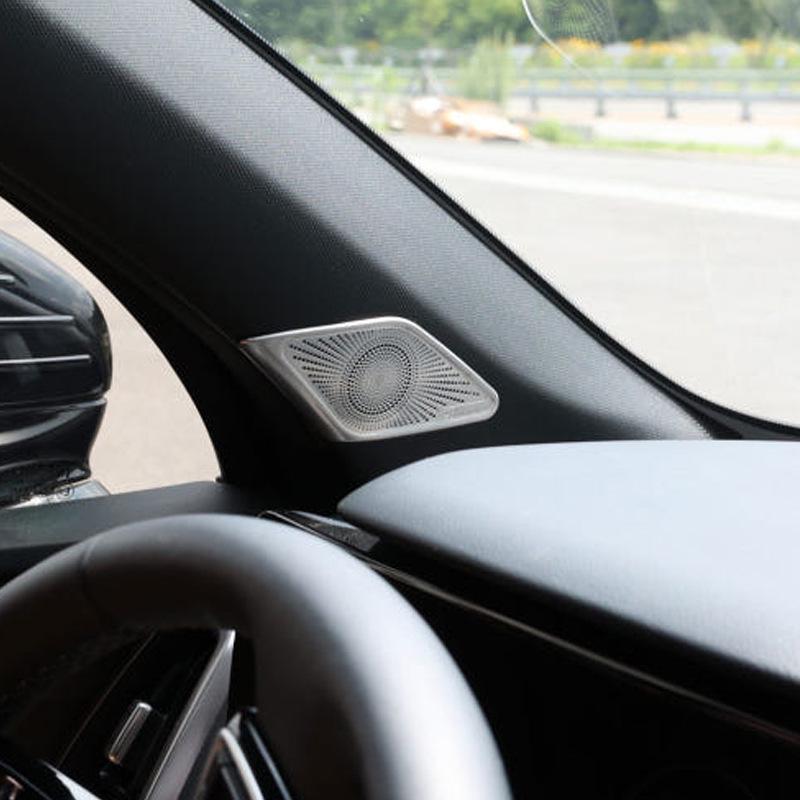 Kia Sorento 2021-26 A-Pillar Speaker Cover - Stainless Steel Interior Trim