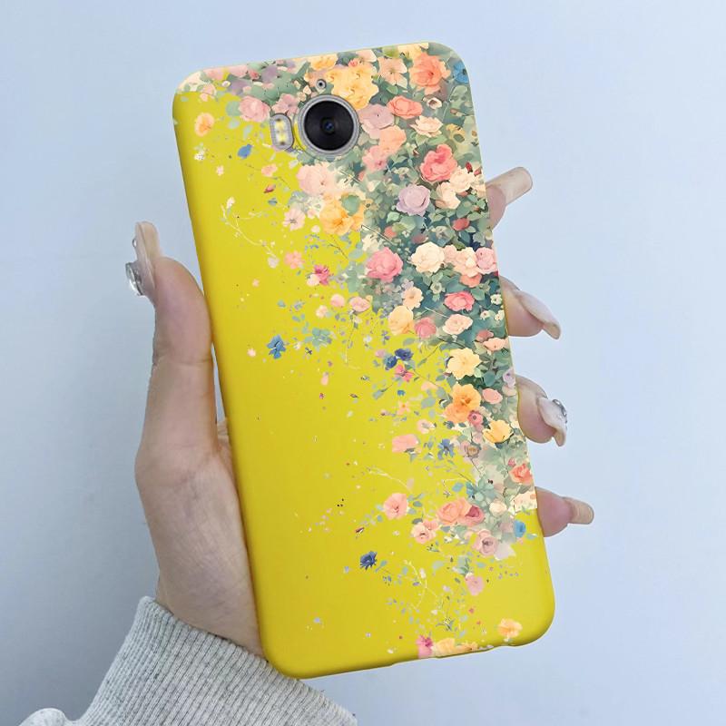 For Huawei Y5 2017 Y6 2017 Phone Case Butterfly Flower Girl New Design Soft Silicone TPU Back Housing for MYA-L22 MYA-U29 Covers