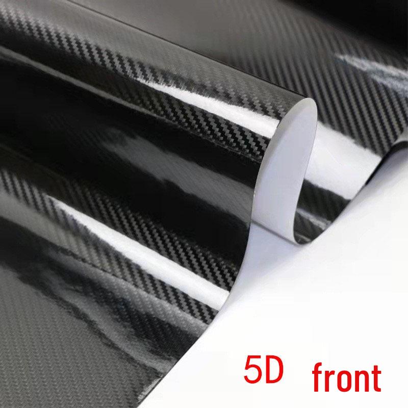 Carbon Fiber Car Door Protection Film - Anti-Collision Color Change, 3D/5D/6D Texture, 30CM Tape, Pedal Modification Strip.
