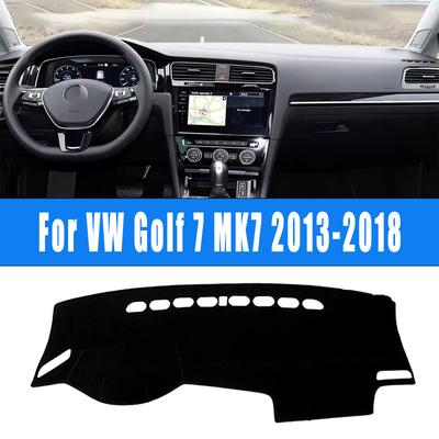Dla Volkswagen VW Golf 7 MK7 2013-2018 Mata na deskę rozdzielczą samochodu Pokrywa deski rozdzielczej Podkładka konsoli środkowej Antypoślizgowy Płaszcz Osłona przeciwsłoneczna Akcesoria