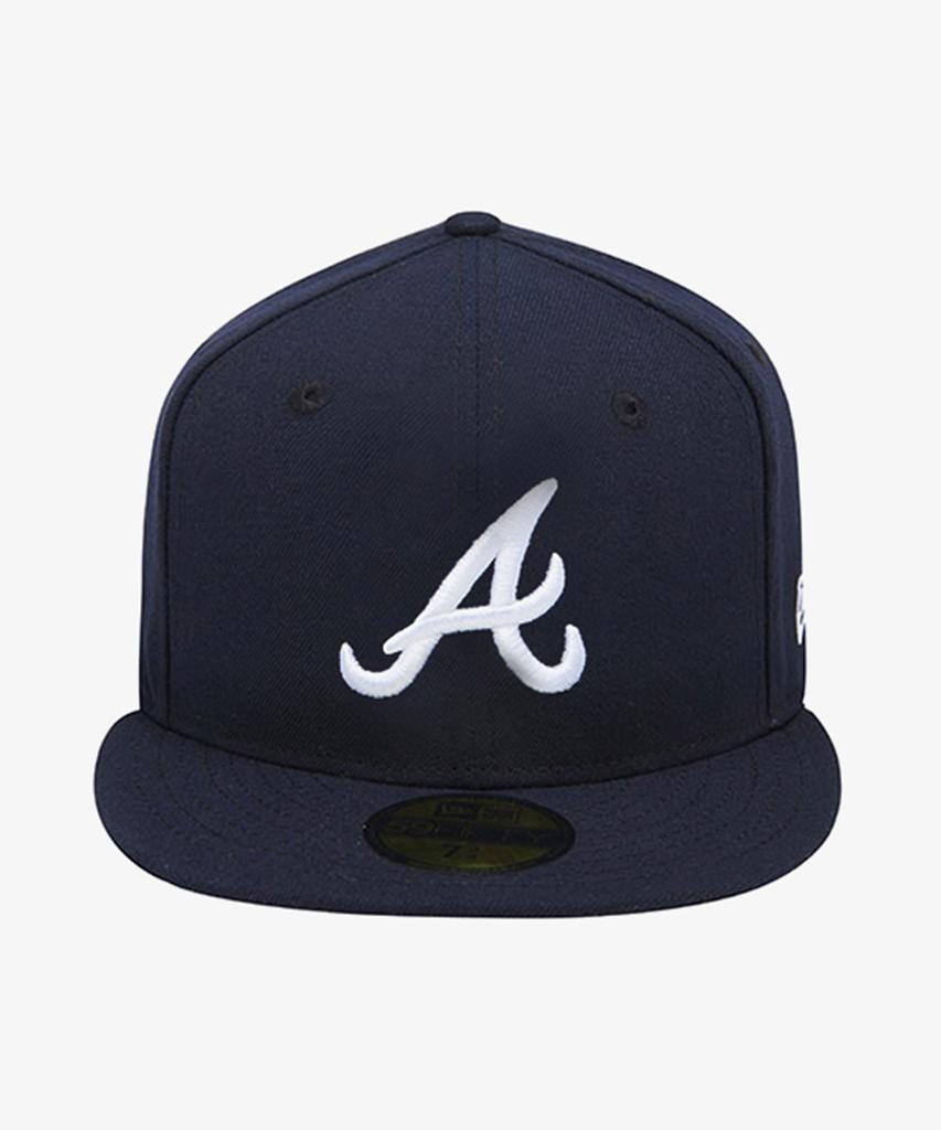 NEW ERA Mlb Authentic Atlanta Braves Fitted Cap Rd Navy