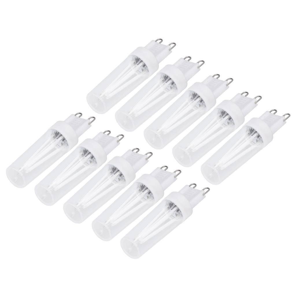 10 Stück G9 Kleine Glühbirnen Blaues Licht Energiesparende Ersatz-LED-Glühbirnen für Kronleuchter Tischlampe 500lm