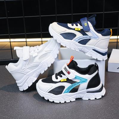 Boys' Sports Shoes 2025 Summer New Mesh Breathable Children's Dad Shoes Girls White Shoes Casual Net Shoes Tide