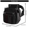 Belt Tool Pouch with Belt Oxford Cloth Small Pocket Waist Tool Bag Electrical Tool Organizer Pouch for Electrician