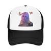 Slayyters Pink Butterflies Design Mesh Sun Hats  UnisexTeens Print Hip Hop Hats Spring Casual Tennis Skate Baseball Cap