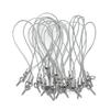 20/50pcs Lanyard Lariat Strap Cord With Eye Pins Screw Colour Strap Charm Cord Rope Keychains Hooks Mobile Phone DIY Accessories