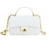 Borsa da donna portatile nuova con texture, colore solido, borsa a tracolla a diamante, borsa a tracolla