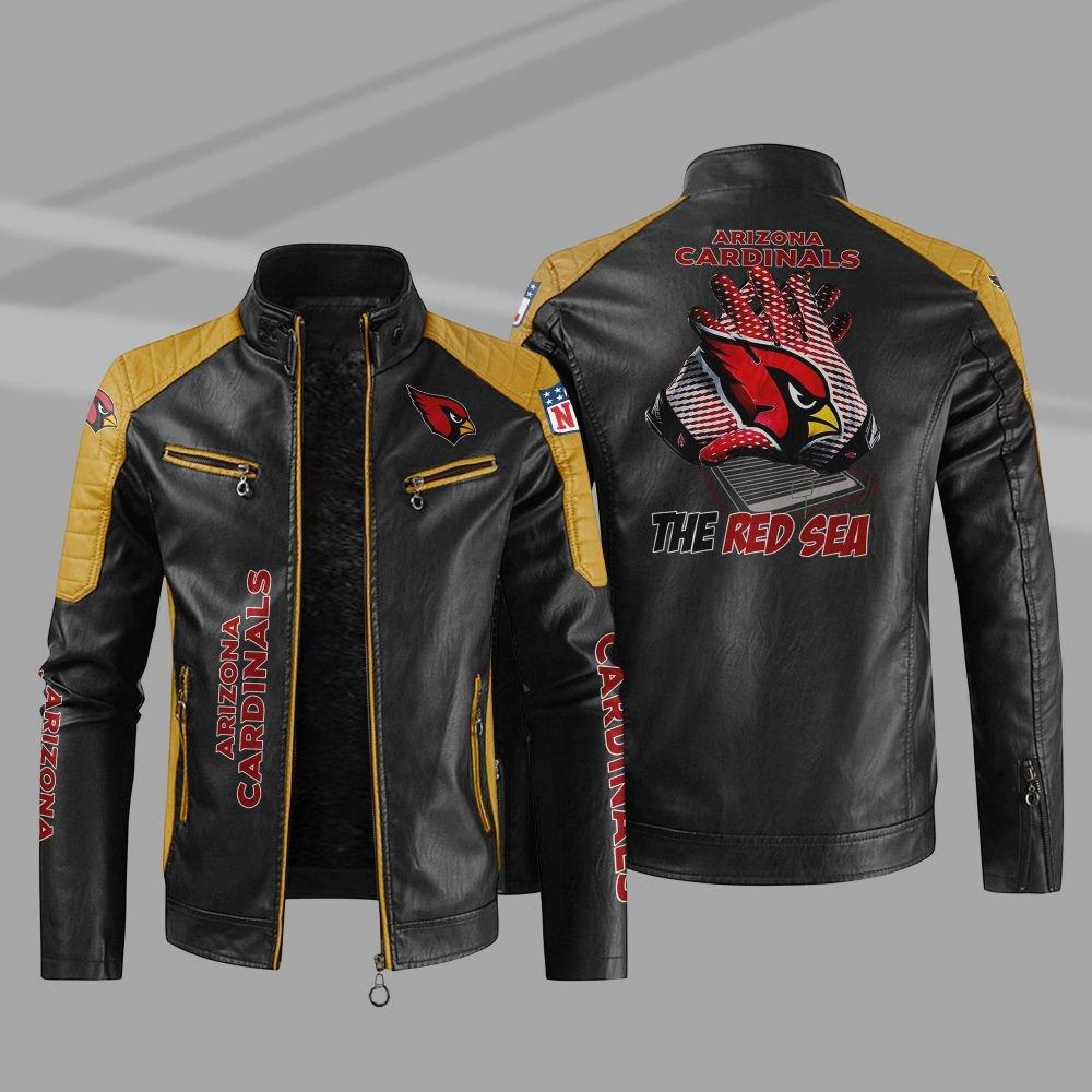 [European size thin] Cardinal locomotive leather jacket European and American large size men's PU spring and autumn leather jacket