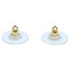 CHANEL 14P Gold Plated Pearl CC Logos Earring earring goldUsed