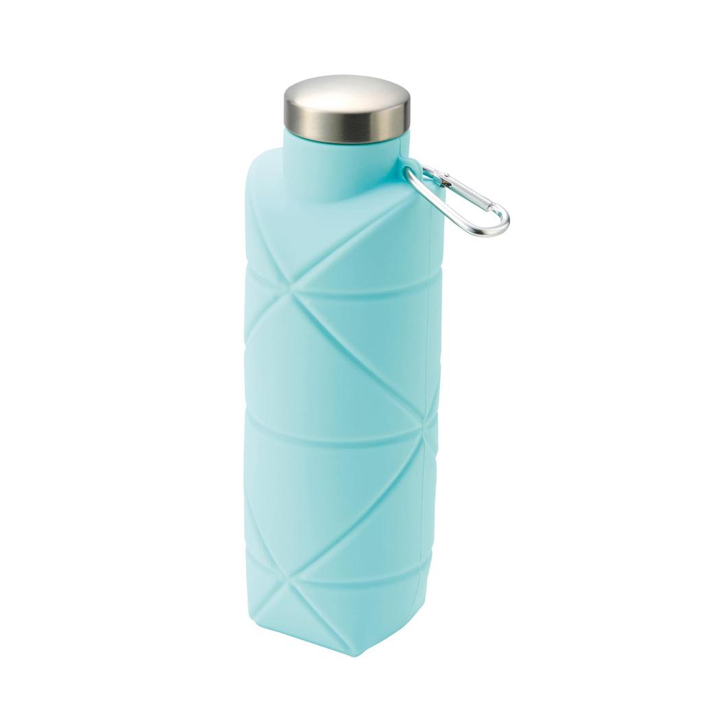 Remark Portable Foldable Silicone Water Easy to Folds Up Bottle, Carry,