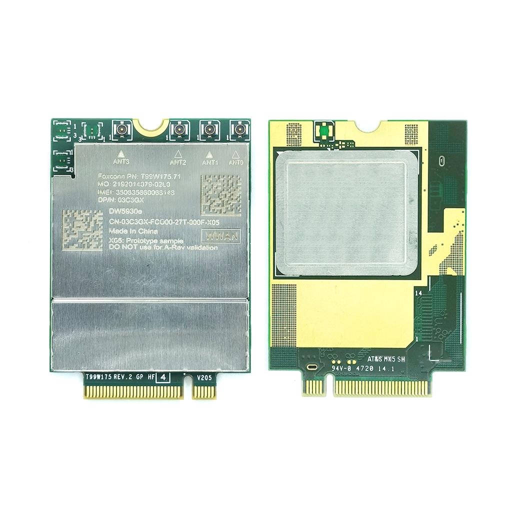 Carte WLAN T99W175 X55- 5G, connecteur M2-WWAN, antenne intégrée pour ordinateurs portables Precision 7760 7560 Latitude 9420 9430 2 en 1