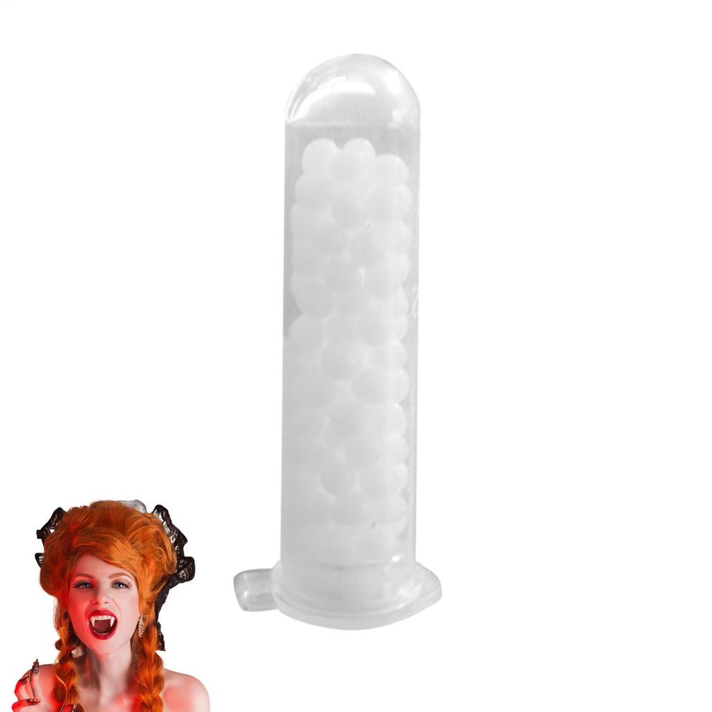 Halloween Dentures Vampire Fangs Fake Teeth Realistic Cosplay Vampire Dentures for Halloween Party Costume Props Favors