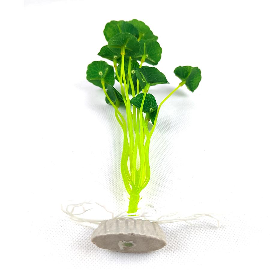 1 PC Plastic Lotus Leaf Grass Plants Artificial Aquarium Decorations Plants Fish Tank Grass Flower Ornament Decor