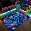 Chelsea FC Design Crystal Velvet Carpet Cozy Non?Slip Printed Rug For Bedroom Living Room Entrance