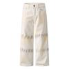 American Street Trendy Design Jeans Men's and Women's Trend Tie-dye Niche Floor-mopping Trousers