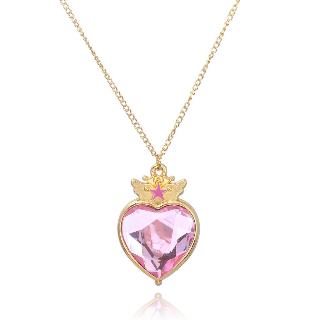 Sailor Moon Magisches Verwandlungs-Halskette Mit Legierungs-Anhänger Für Cosplay-Fans