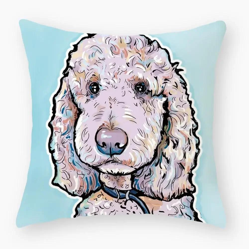 Sofa Kissenbezug Schlafzimmer Dekoration Kissenbezug Niedlicher Hund Yorkie Kissenbezug Mops Kissen Sofa Auto