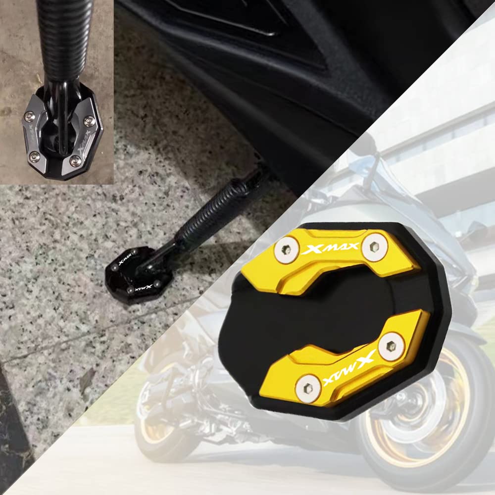 For XMAX300 XMAX250 xmax300 xmax250 Motorcycle Kickstand Motorcycle Side Bracket золотой
