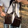 Medieval Steampunk Leather Harness Holster Bag Adjustable Utility Shoulder Belt Phone Case Wallet Pocket Viking Pouch Men Women
