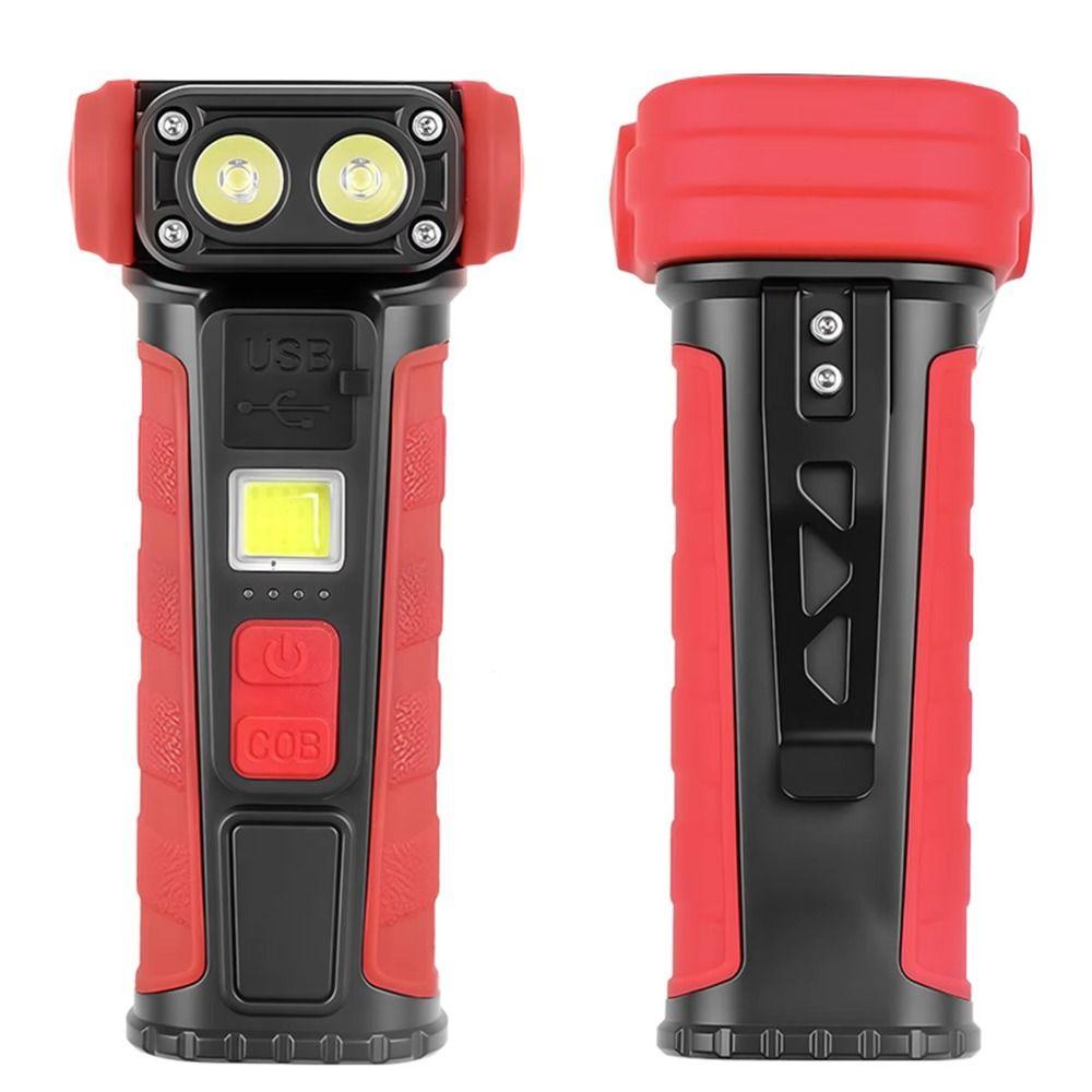 Super Bright Work Light Magnetic Base Pocket Torch Multifunctional LED Flashlight  Emergency Use