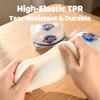 Giocattolo Squishy Antistress a Forma di Sapone Bianco, Gadget Fidget Spremibile in TPR a Rimbalzo Rapido, Giocattolo Sensoriale ASMR per Sollievo dallo Stress