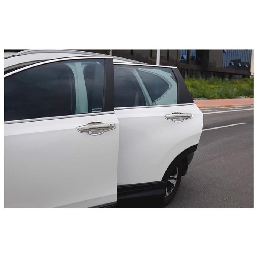 For Honda CR-V 2017-2022 Chrome Steel Exterior Side Door Handle Cover Trim 8Pcs