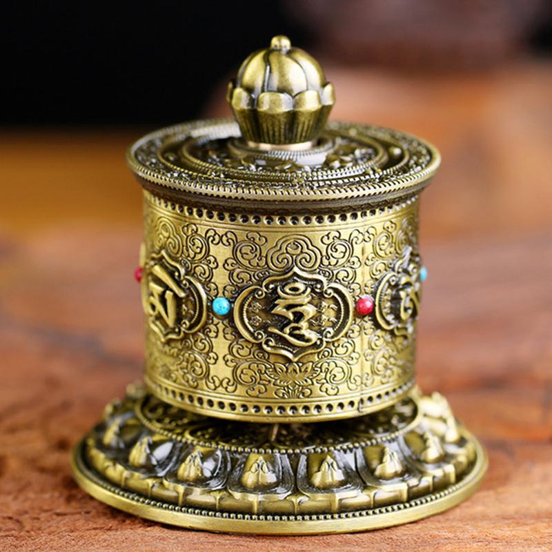 Home Decoration Finger Prayer Wheel Tantric Practice Tools Creative Buddhism Supplies Car/ Home Room Decor Accessories