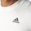 Adidas Plain Minimalist Round Neck Printed Logo Short Sleeve T-Shirt Men Tops White Gray B47356