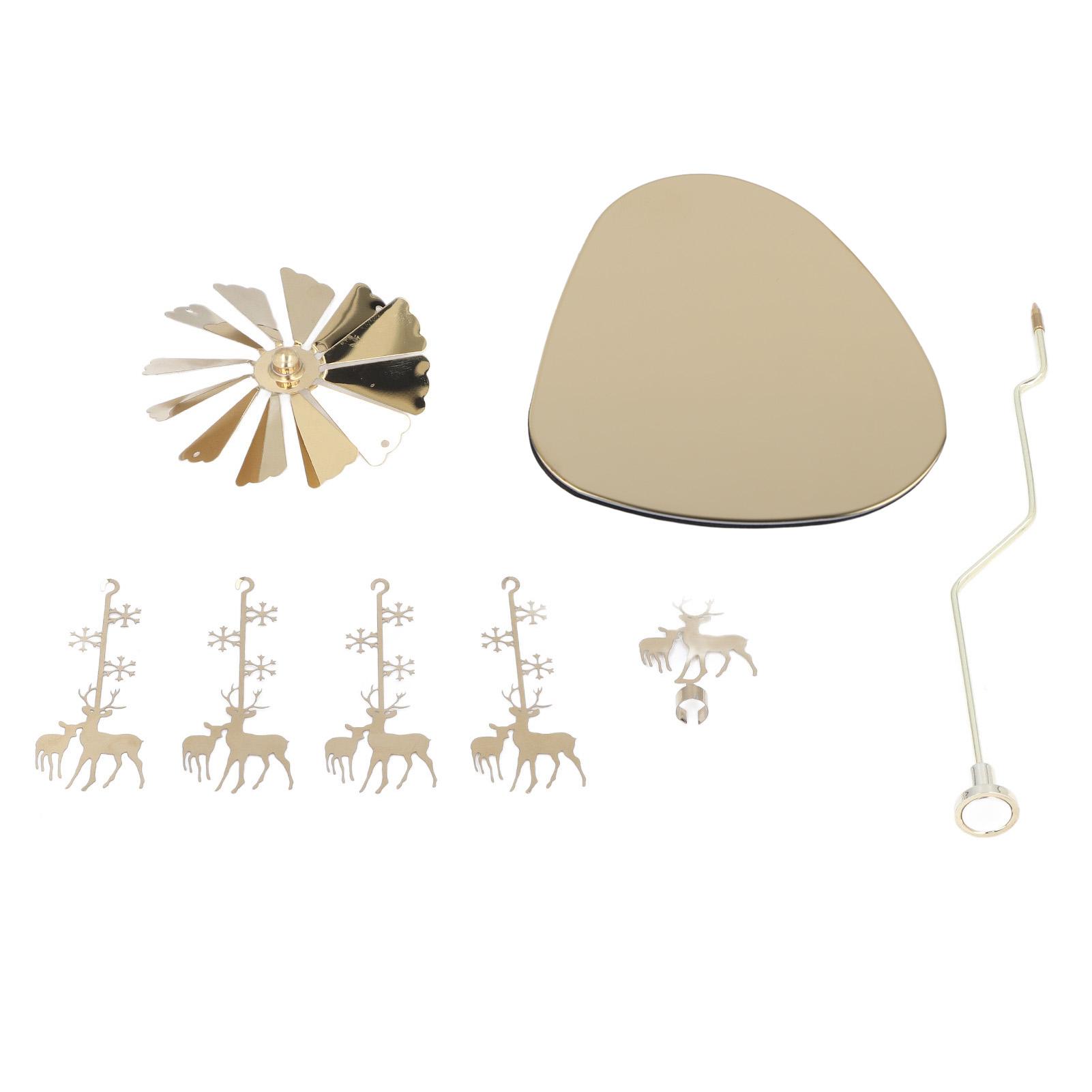 

Подсвечник круглый треугольный поднос романтический европейский вращающийся из нержавеющей стали ароматерапия ветер Snowflake Deer