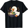 Goose with Noodles Ramen Kawaii Goose T-Shirt