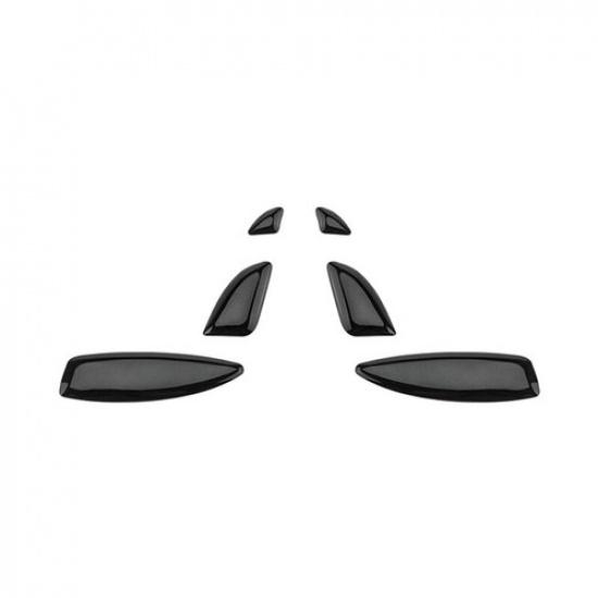 For Mercedes-Benz GLC 2016-2019 Black ABS Seat Memory Button Switch Cover Trim