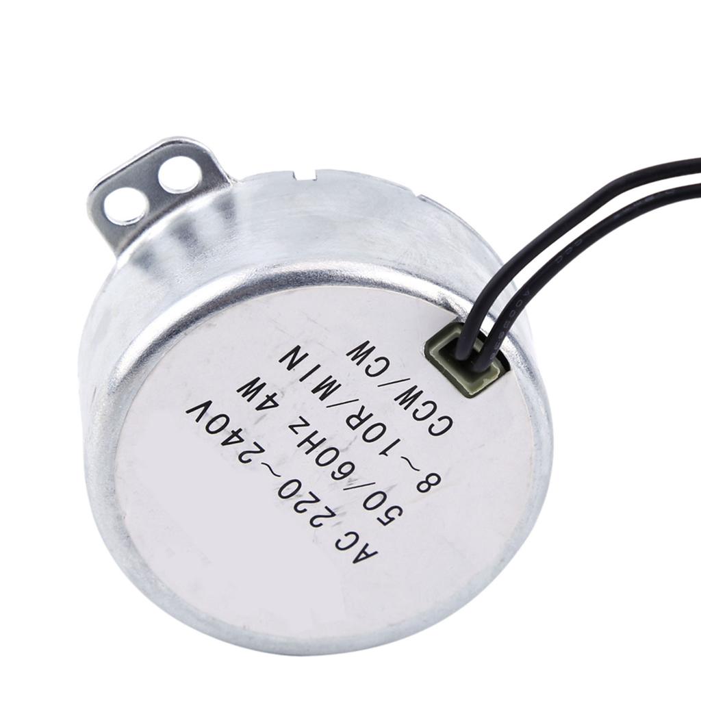 1 ks synchronní motor 220-240 V AC s převodovkou 4 W, otáčení vpřed a vzad(810 ot/min)