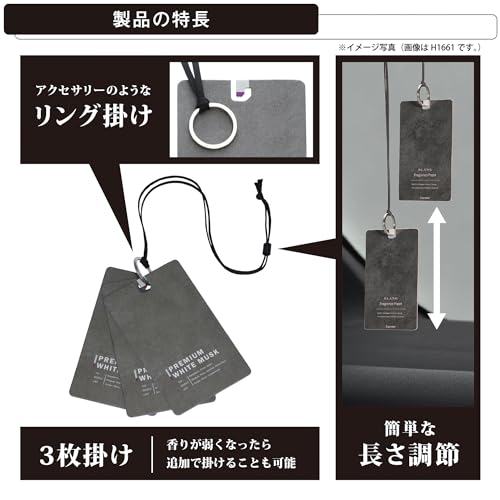 Carmate H1663 Hanging Air Freshener for Cars and Rooms, Set