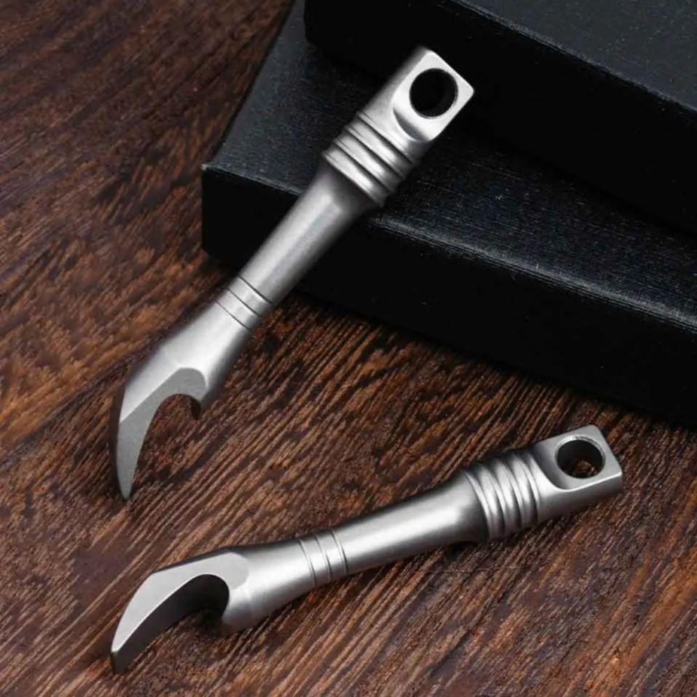 Multi-functional EDC Multi-functional Tool Titanium Zinc Zinc Alloy Bottle Opener  Daily Use