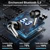 Wireless Earbuds Bluetooth 5.3 Headphones 48H Stereo Earphones in Ear with 4 ENC Mic Clear Calls, Noise Cancelling Ear Buds with LED Display Charging