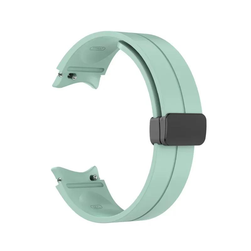 Magnetic Band For Samsung Galaxy Watch 7 6 5 4 44mm 40mm/5 Pro 45mm Silicone Watch Bracelet for Galaxy 6 Classic 43 47 Mm Strap