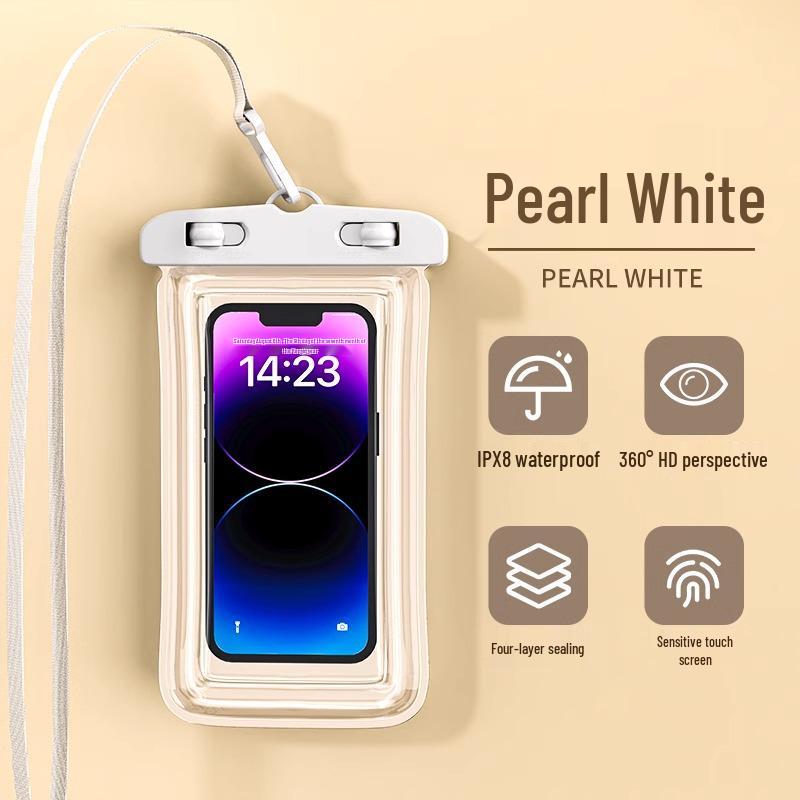 Waterproof Phone Pouch with Touch Screen & Neck Strap for Swimming, Rafting, and Rain - Take Pictures Underwater