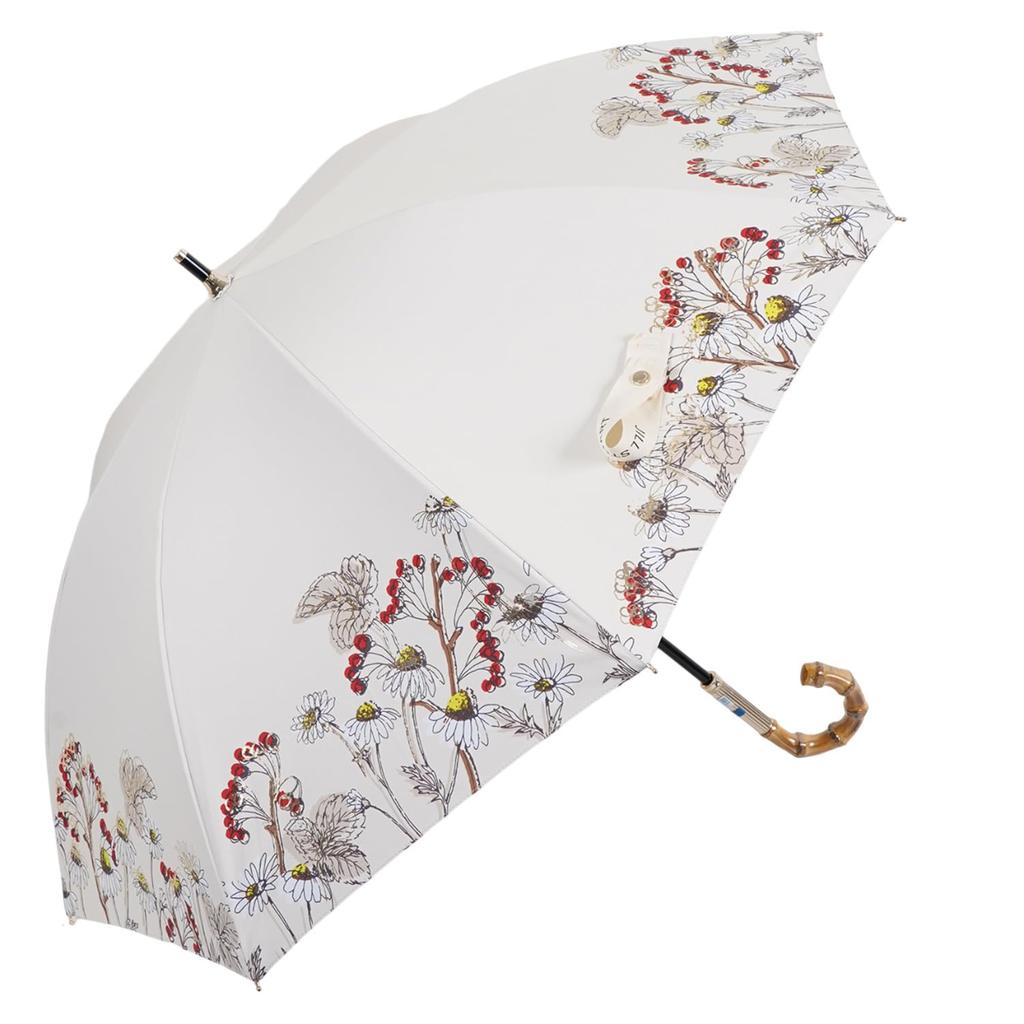 JILL STUART SHORT a Foldable Parasol for Suitable for Both Sunny and Rainy Offering Complete Blackout Product 1JI Red UMBRELLA, Lightweight, Women,