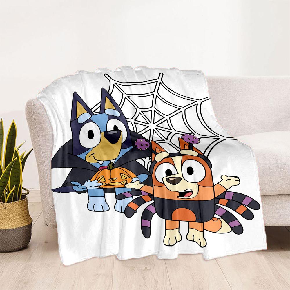 Halloween Costume Parade Blanket Durable Comfort Perfect for Bedding Seaside Couch Four Seasons Universal Warmthful Decor