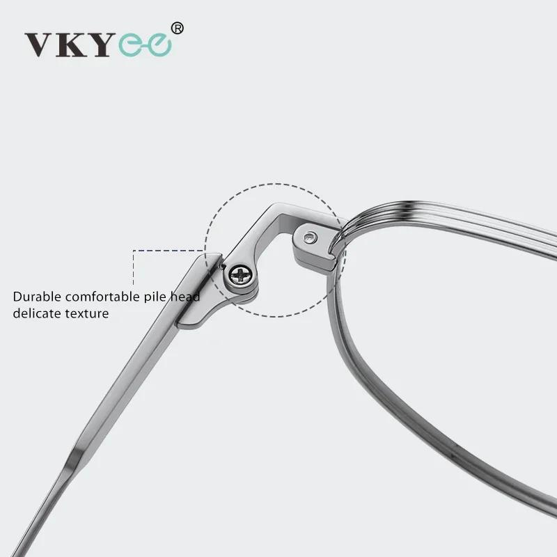 VICKY Titan Myopie Astigmatismus Brillenrahmen Unisex Pilot Korrektionsbrillen Herren Blaulichtfilter Lesebrillen ST6219