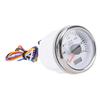 Tachometer Gauge, 52mm 2inch Car 6000RPM Automotive Tachometer with Hour Meter, 7 Color Backlight RPM Meter Kit for Truck Tractor Car RV Boat (White