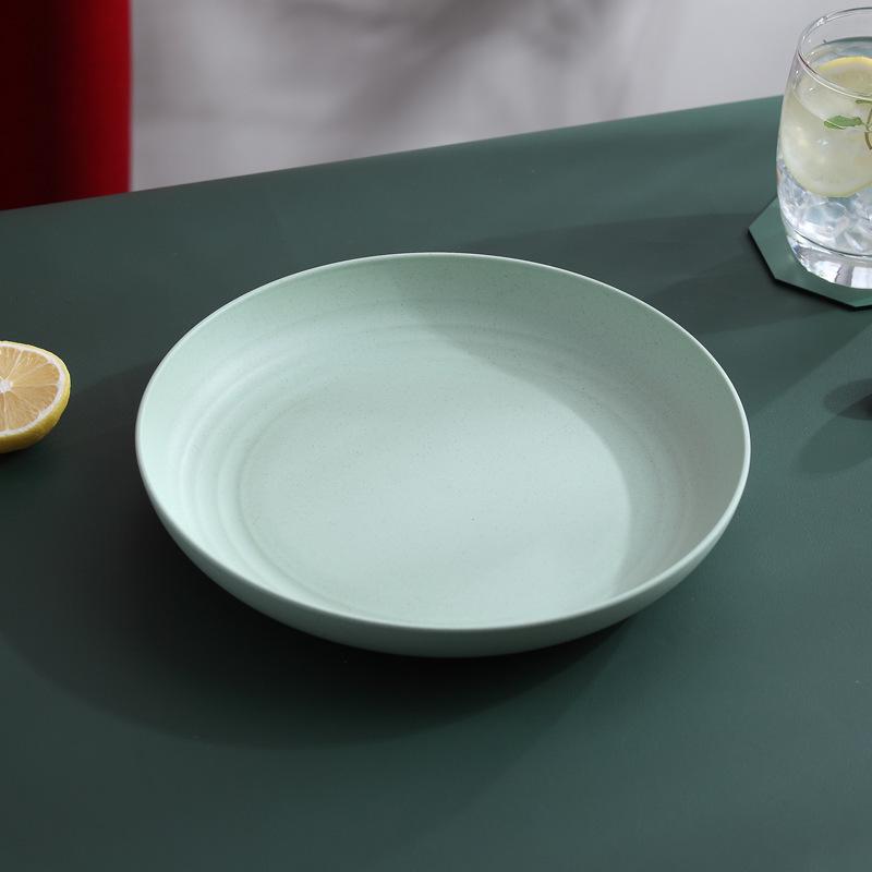 Elegant Gold-Edged Plastic Fruit Plate - Stylish Square Bone Dish for High-End Living Room Decor