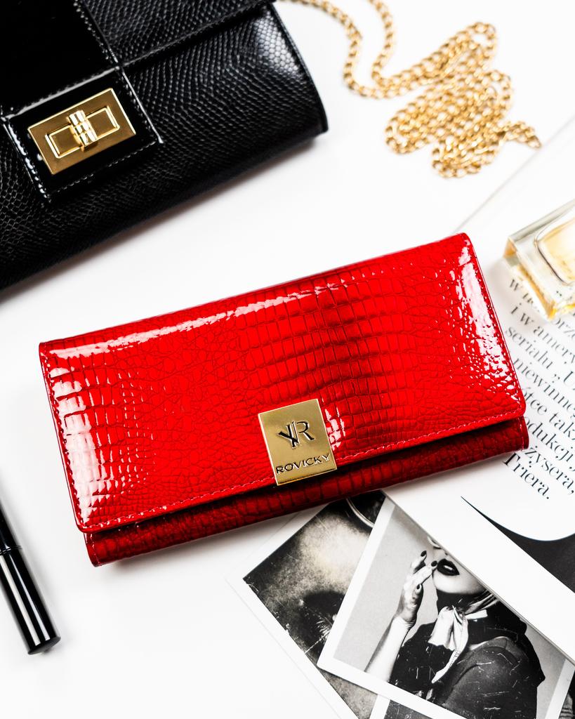 Women's Leather Wallet RH-22-1-RS-5326 Red