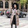 Women Winter Warm  Hooded Thick Warm Slim Jacket Long Overcoat Coat